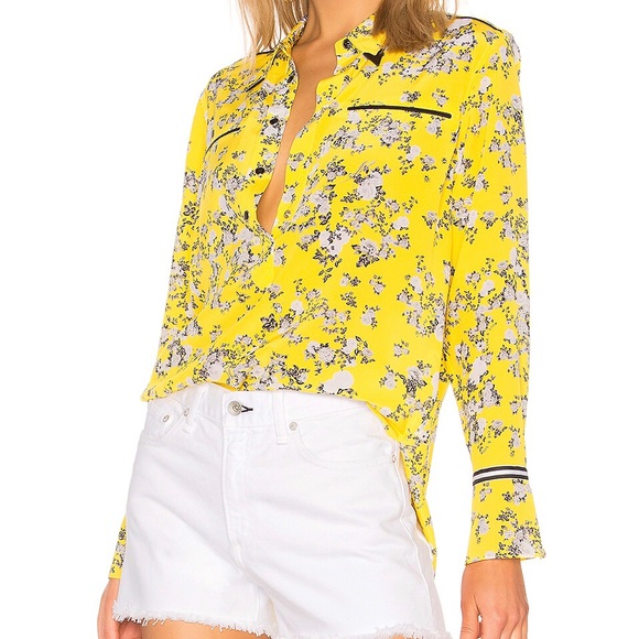 rag & bone Tops - 🤩 Rag & Bone Silk Martel Shirt